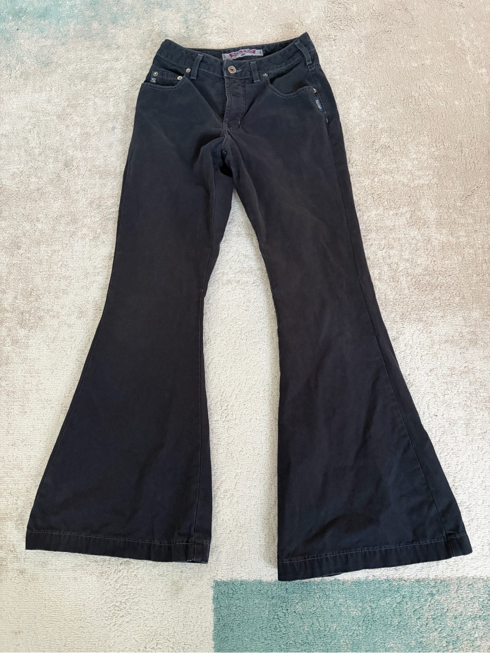 Women’s vintage navy Flared pants - Classic Style